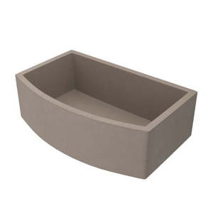 lot 10885 image: Native Trails Nskq3320 Farmhouse 33 Inch Composite Kitchen Sink, Earth