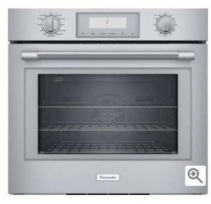 lot 10892 image: Thermador - Professional Series 30 Built-In Single Electric Steam Convection Wall Oven with Wifi - Stainless Steel