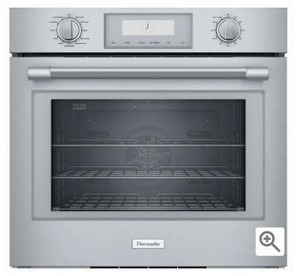 lot 10893 image: Thermador - Professional Series 30 Built-In Single Electric Steam Convection Wall Oven with Wifi - Stainless Steel