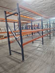 Industrial Pallet Racking System with Wire Decking