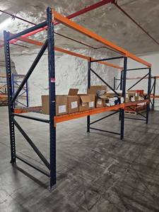 lot 9650 image: Industrial Warehouse Pallet Racking System