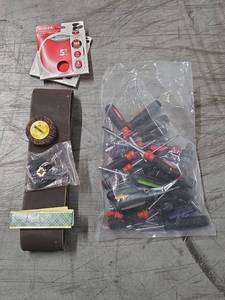 lot 9704 image: Assorted Tool Lot with Screwdrivers, Sanding Discs and Accessories