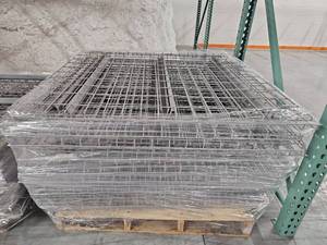 lot 9831 image: 4ft Wire Mesh Pallet Racking Shelves - Approx. 20