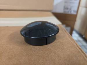lot 9851 image: Furniture Grade Black PVC Small Circular Cap - Set of 5 Boxes