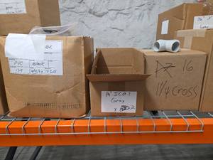 lot 9860 image: 1 14in Furniture Grade Pipe Fitting Assortment