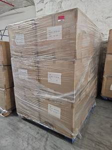 lot 9873 image: Clear Plastic Clamshell Packaging Containers - 12 Cases