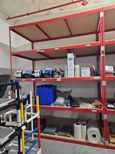 lot 9664B image: 5-Tier Metal Shelving  8ft x 4ft x 10ft