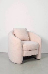 Ivory Accent Chair (NOT PINK) - Retail: $258