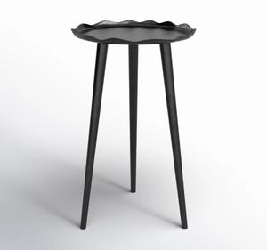 lot 43601 image: Avelines 22-inch Scalloped Edge End Table - Retail $139