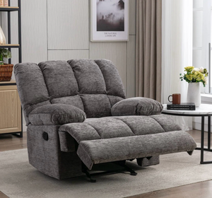 lot 43629 image: Manual Glider Upholstered Recliner - Retail $592