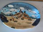 lot 958 image: Heartfelt Creation Lighthouse Scene Plate