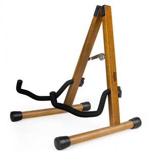lot 36228 image: Guitar Stand, Acoustic Guitar Stand, Wood Classical Electric Guitar Stand, Foldable Bass Guitar Stand, Guitar Accessories also fit Bass, Violin, Ukulele(Acacia) - Retail $25