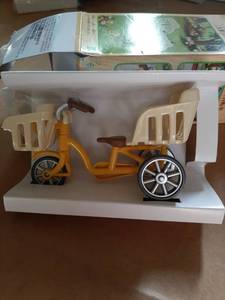 lot 36342 image: Sylvanian Families Furniture Three People Riding Bicycle - Retail $12