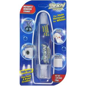 lot 36370 image: Bleach Pen For Clothing, Clothing Bleached DIY Design, Bleach Pen, Bleached GelPen, Stain Remover Pen, Mold Stain Remover Gel, DIY Personalized Clothing, Instantly Remove Stains, Pearl White. - Retail $16