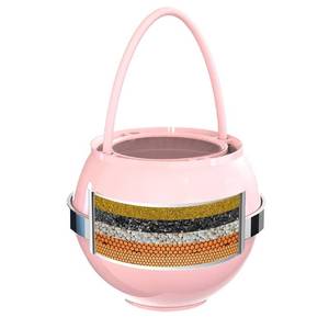 lot 36385 image: Faucet Bath Filter for Tub - Kinder Water Filter for Bathtub, Hard Water Softener to Remove Lead, Chlorine and Fluoride, Improve Skin, Hair and Nails Condition, Pink - Retail $20