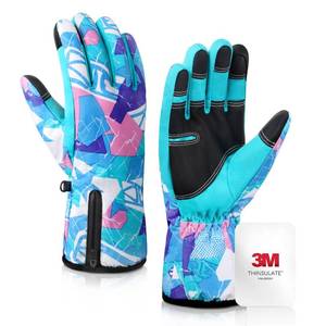 lot 36391 image: Winter Gloves -20degrees Men Women & Kids Made with 3M Insulation, 5-Layer Waterproof Snow Ski Gloves, 10 Touchscreen Finger Cold Weather Gloves - Retail $23