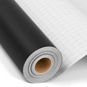 lot 36446 image: Vinyl 12 x 42Ft Matte Black Permanent Vinyl Roll - Permanent Adhesive Vinyl Roll for Silhouette, Cameo Cutters, Signs, Craft Die Cutters, Home Decor, - Retail $18