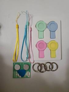 lot 36477 image: Air Tags for Android, Air Tags-4 Pack Android, Air Tracker Tags with 4 Case,2 Year Battery Life, Google Find Trackers for Googles Find Hub App,IP65 Waterproof Luggage Tracker for Key,4 Colour - Retail $28