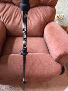 lot 4315 image: LEKI Telescoping Trekking Pole with Cork Handle
