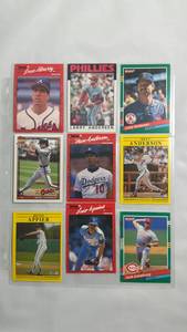 1980s-1990s Baseball Trading Card Collection Mixed Brands