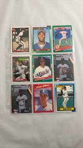 lot 41 image: 1990s Baseball Trading Cards Collection Lot of 18