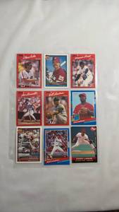 lot 49 image: Donruss Baseball Cards Lot of 9
