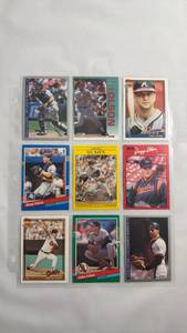 lot 62 image: 1991 Gregg Olson Baseball Card Collection