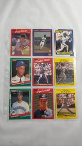 lot 81 image: 1980s-1990s Baseball Card Collection Lot - 9 Cards
