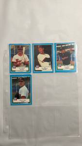lot 99 image: 1952 Topps Baseball Cards Lot of 4 Cards