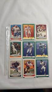lot 106 image: 1990 Fleer Football Cards Collection with Star Players