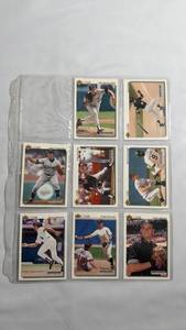 lot 107 image: 1990s Upper Deck Baseball Card Collection in Protective Sleeves