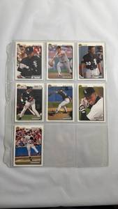 lot 109 image: 1992 Upper Deck Chicago White Sox Baseball Card Collection