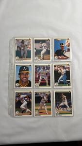lot 116 image: 1990 Upper Deck Oakland Athletics Baseball Card Set