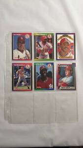 lot 119 image: 1985 Donruss St. Louis Cardinals Baseball Cards Set
