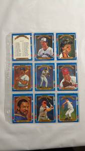 lot 127 image: 1987 Donruss Diamond Kings Baseball Card Collection