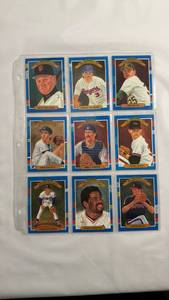 lot 128 image: 1991 Donruss Diamond Kings Baseball Card Set - 9 Cards