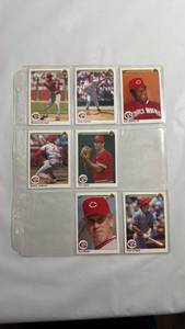 lot 132 image: Cincinnati Reds 1990 Upper Deck Baseball Card Collection