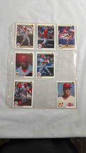 lot 133 image: Upper Deck Cincinnati Reds Baseball Card Collection