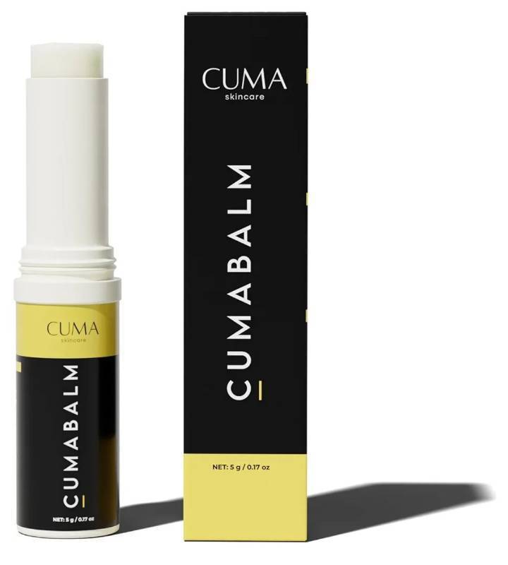 lot 50694 image: CumaBalm Eye Balm with Turmeric and Retinol for Puffy Eyes & Dark Circles Vegan - Retail $40