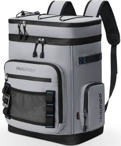 Hulongo Large Waterproof Insulated Cooler Backpack for Men & Women, Leak Proof Cooler Backpack for Camping, Beach, Fishing, Picnic, Travel, Outdoor, 30L, 48Cans - Retail: $40