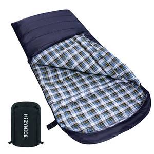 lot 50853 image: HiZYNICE Sleeping Bags for Adults Large Wide Cold Weather 0 Degree XL XXL Plus Size Oversized,Navy Blue Right Zip - Retail $70