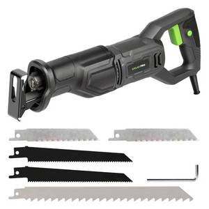 lot 50871 image: GALAX PRO 120V Reciprocating Saw, 6.0 Amp Variable Speed Corded Reciprocating Saw with1-18 Stroke Length, 2800RPM and 6 Max for Wood, Metal, PVC Pipe Cutting - Retail $50