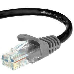 lot 50882 image: Mediabridge CAT6 Ethernet Patch Cable (25 ft) RJ45 Connectors with Gold Plated Contacts (10gbps) - Retail $7