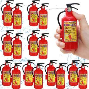 lot 50887 image: 24 Packs 4 Inch Fire Extinguisher Toys Fire Extinguisher Mini Water Firemen Squirter for Party Favors