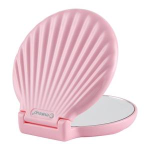 lot 58911 image: Makefango Mini Compact Mirror for Travel - 3.5 Portable, 2-Sided, Lightweight & Shatterproof, Folding Hand Held Mirror, Unique Gift for Women - Retail $15