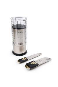 lot 58916 image: KitchenArt 2 Cup Pro Essentials Gift Set, 6.5x6.5x7, 3-Piece Set - Retail $22