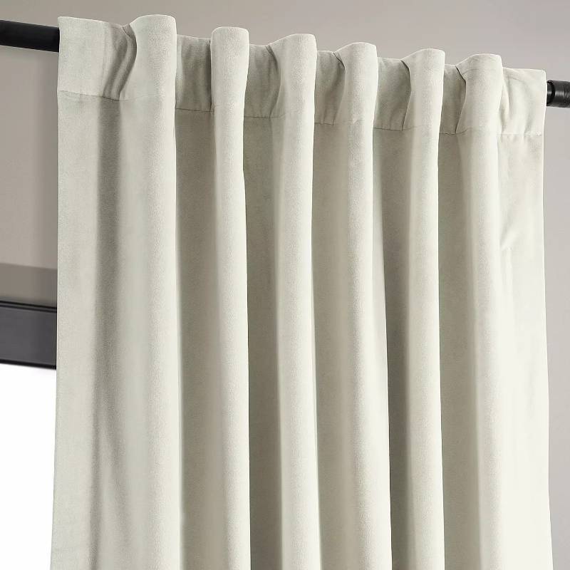 lot 371186 image: Retails for $200 EFF Blackout 1-Panel Signature Velvet Window Curtain