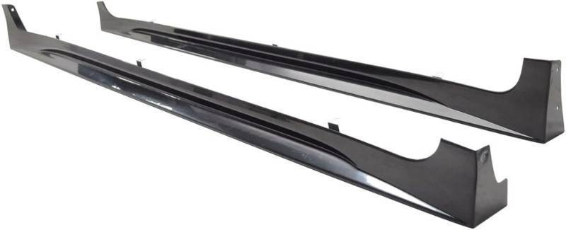 lot 471315 image: Retails for $185 Side Skirts Compatible with 2011-2020 Toyota Sienna, MP Style Black ABS Sideskirt Rocker Moulding Air Dam Chin Diffuser Bumper Lip Splitter by IKON MOTORSPORTS, 2012 2013 2014 2015
