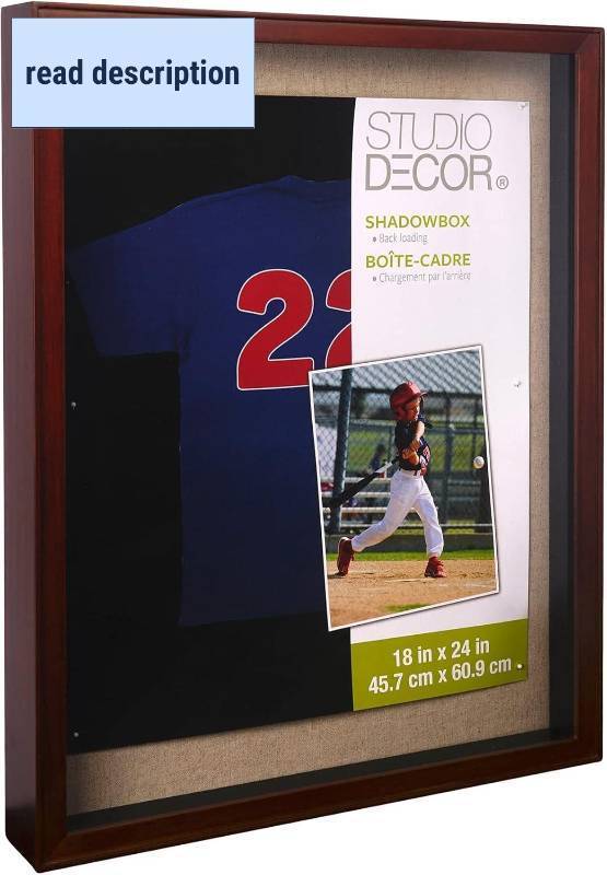 lot 161329 image: Studio Decor 18 x 24 Walnut Shadow Box