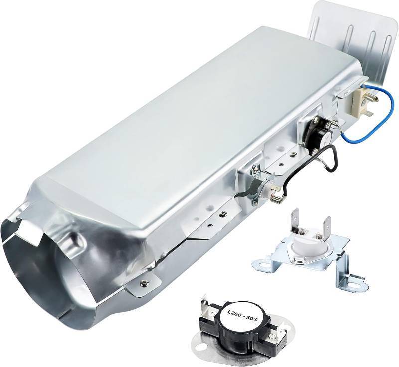 lot 261435 image: DC97-14486A Heating Element Assembly Dryer Replacement Part for Samsung & Kenmore Replaces DC97-14486D DC9714486A AP4342351 DC97-08891A PS2432265 (with DC96-00887A & DC47-00018A) by AMI PARTS